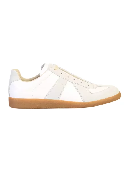 Sneakersy Maison Margiela zamszowe białe