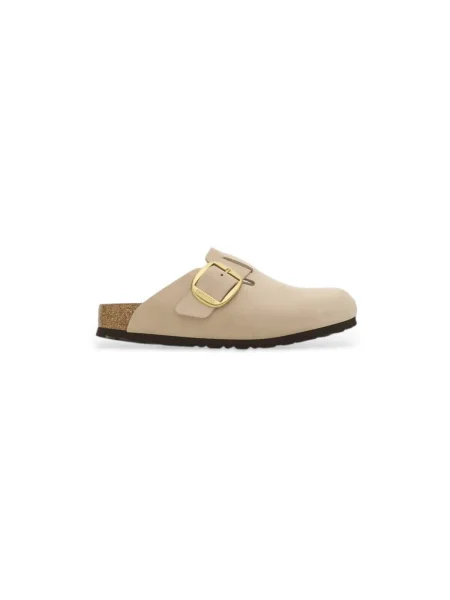 Pantofi Birkenstock cu cataramă bej