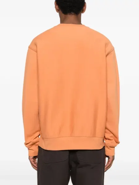 Φούτερ με λαιμόκοψη Carhartt Wip με κέντημα πορτοκαλί