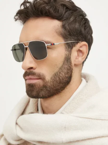 Gucci ochelari de soare barbati argintiu