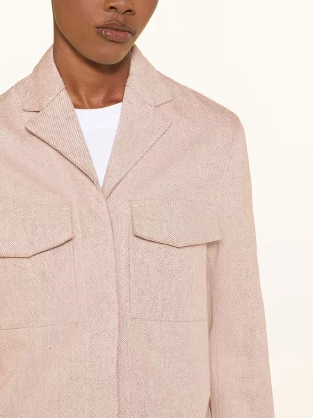 Cos Bunda Hranatého Střihu beige dusty light béžová