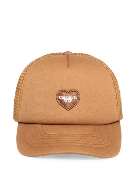 Șapcă Carhartt Wip plasă cu motiv cu inimi portocaliu