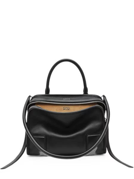 Top Loewe din piele negru