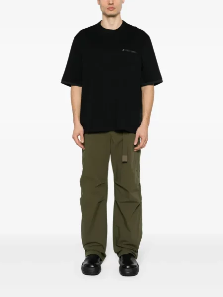 Cargo stiliaus kelnės Sacai žalia