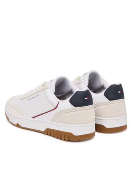 Kožené tenisky Tommy Hilfiger biela