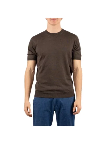 Sweter Filippo De Laurentiis brązowy