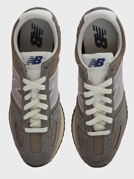 Замшевые кроссовки New Balance серые