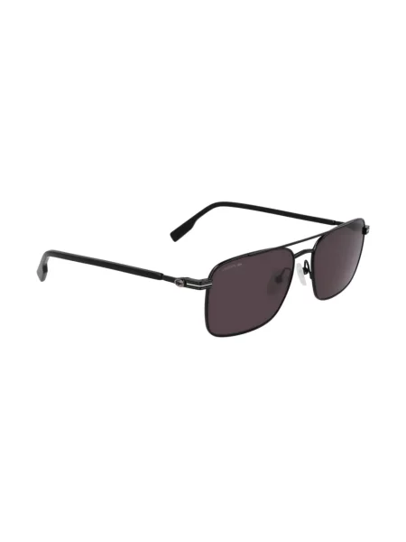 Ochelari de soare Lacoste cu imprimeu geometric negru