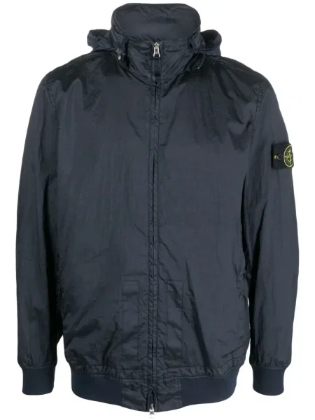Ветровка Stone Island камъни синьо