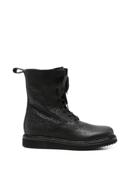 Botine Gentry Portofino cu șireturi din piele negru