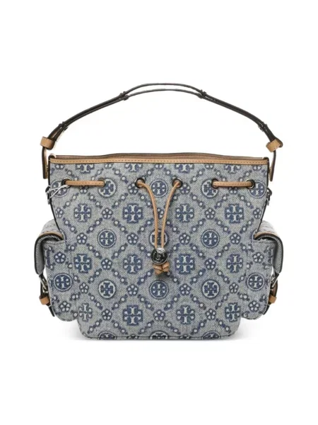 Kapelusz Tory Burch niebieski