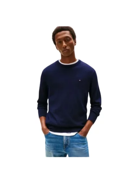 Tommy Hilfiger Sweter Granatowy niebieski