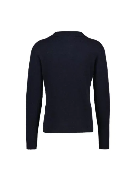 Dzianinowy sweter Roberto Collina niebieski