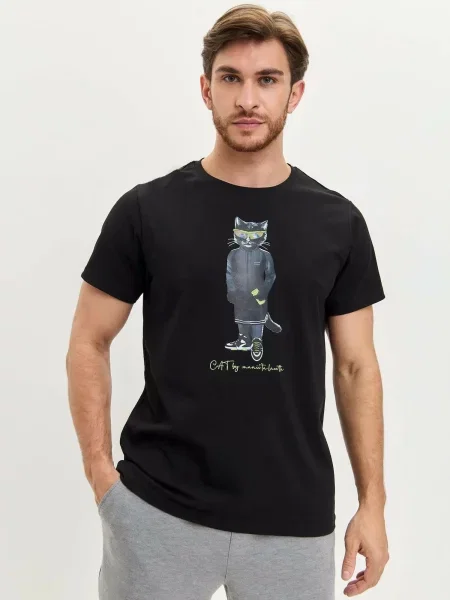 Cat e Lolette Tričko Sport Cat' čierna
