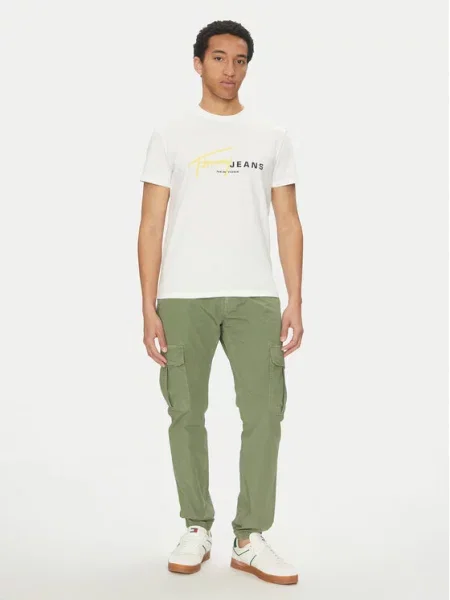 Jogger hlače Tommy Jeans zelena