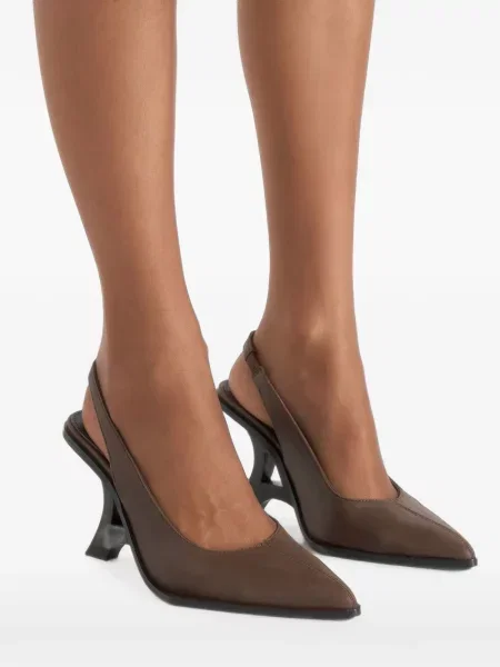 Pantofi cu toc Manière De Voir slingback maro