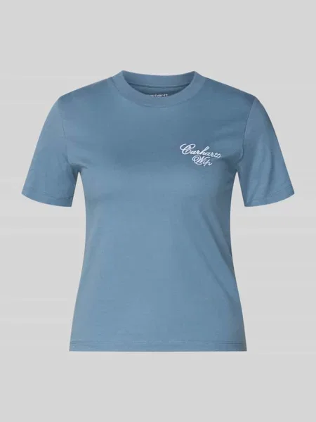 T-shirt o kroju slim fit z czystej bawełny model Gracious' Carhartt Work In Progress