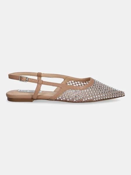 Балетки Steve Madden с открытой пяткой коричневые