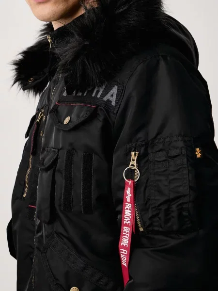 Alpha Industries bomber dzseki férfi Aviation Jackets Deflector fekete
