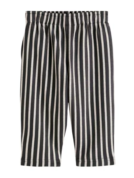 Next Pantaloni gri metalic / lână alb