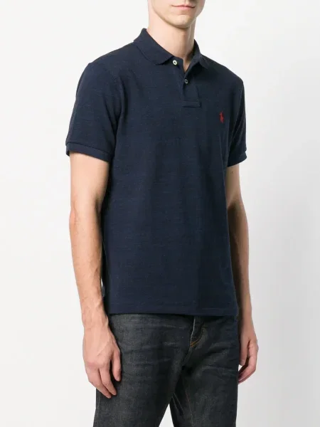 Klasikinės ilgas polo marškinėliai Polo Ralph Lauren juoda