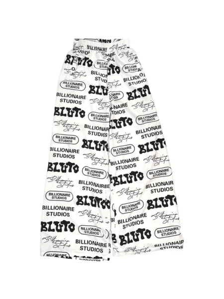 Pantaloni Stadium Goods® cu imagine alergare alb