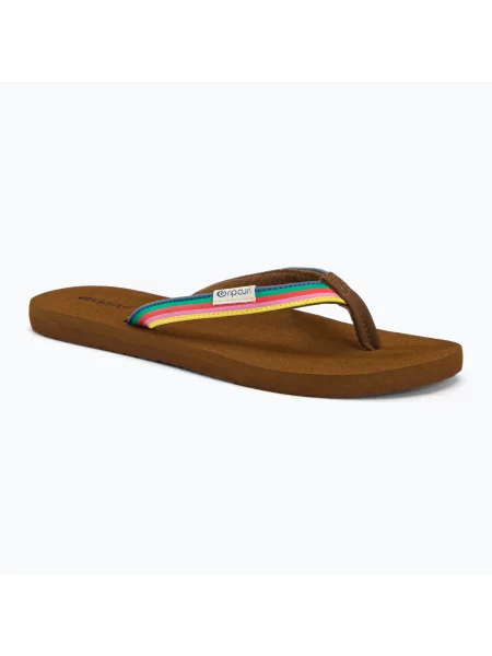 Žabky Rip Curl Freedom Stripe hnědé