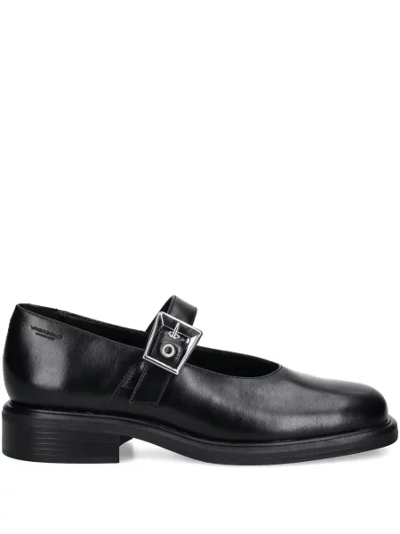 Pantofi cu toc Vagabond cu cataramă cu bretele negru