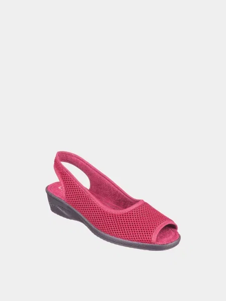 Повседневные босоножки Casual бордовые