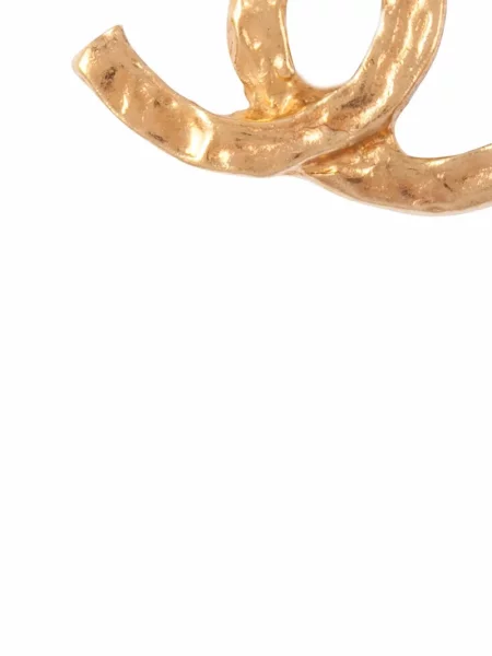 Náušnice Chanel Pre-owned zlaté