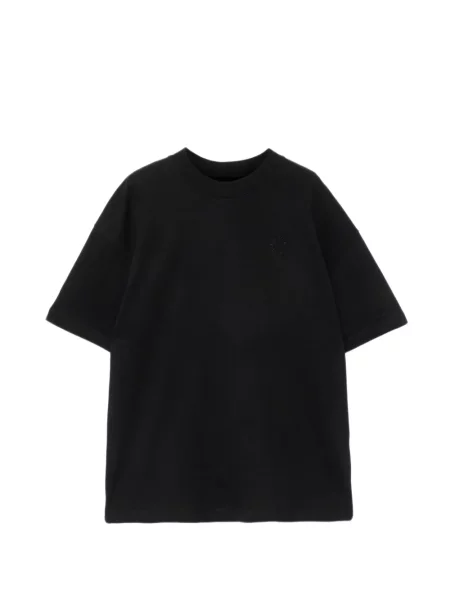 Tricou Allsaints cu broderie negru