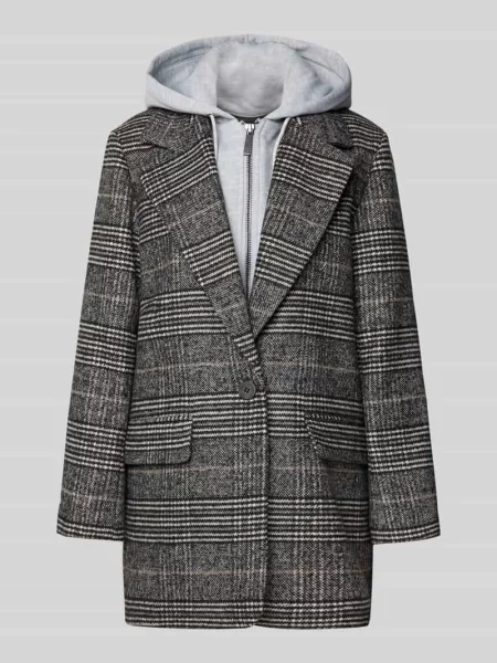 Żakiet z kołnierzem z połami i kapturem Copenhagen Muse czarna