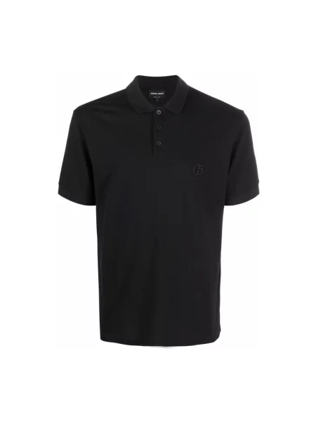 Koszulka polo Giorgio Armani czarna