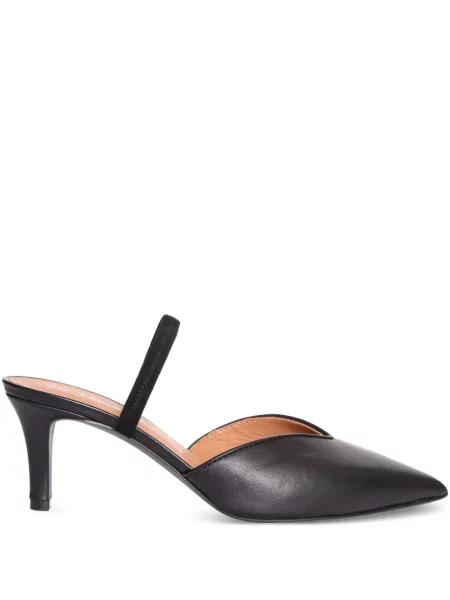 Pantofi cu toc Via Roma 15 slingback negru