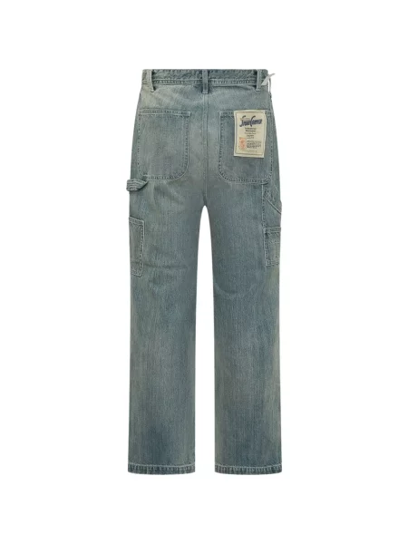 Pantaloni Universal Overall albastru