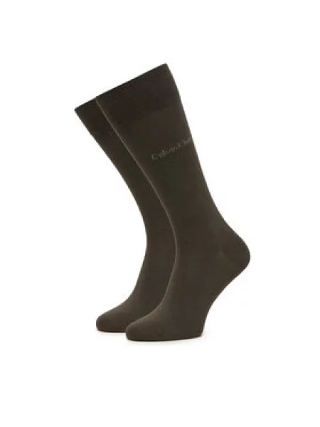 Calvin Klein Dolge nogavice Pisana