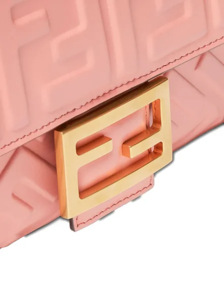 Geantă tip baghetă Fendi Baguette roz