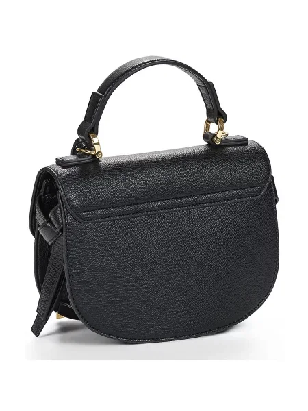 Top Love Moschino din piele negru