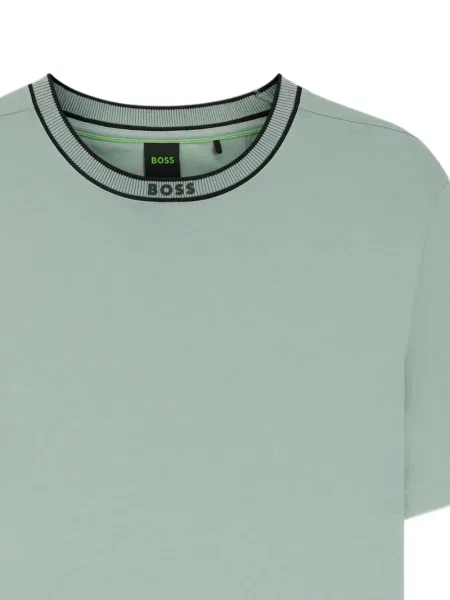 Tricou Boss cu autograf verde