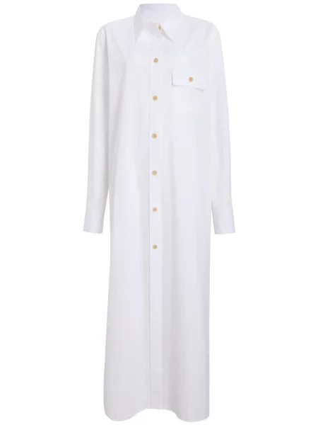 Rochie maxi Khaite de costum alb