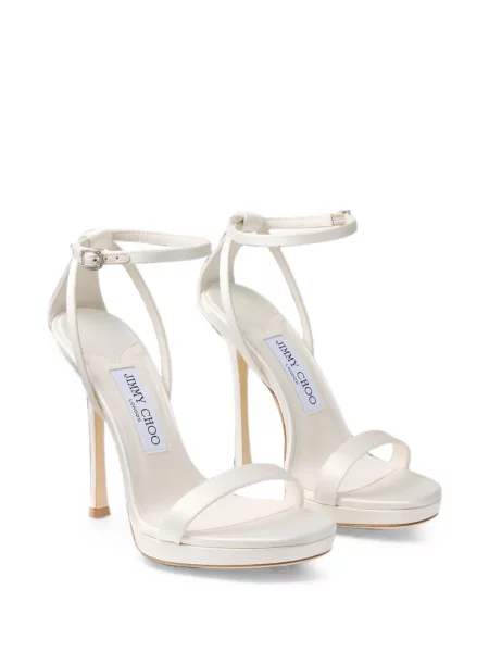 Sandale Jimmy Choo cu bretele alb