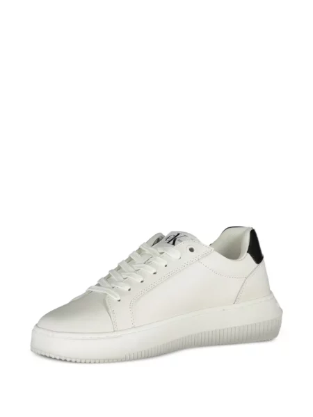 Platform talpú sneaker Calvin Klein autogrammal fehér