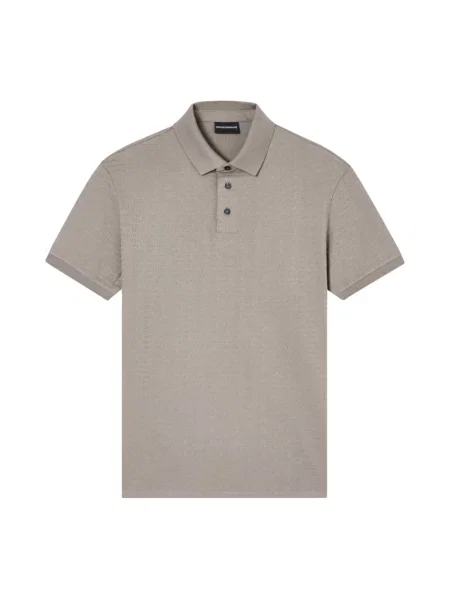 Koszulka polo Emporio Armani beżowa