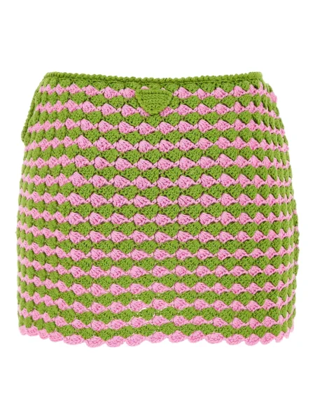 Fusta mini Prada verde
