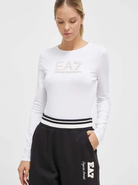 Emporio Armani longsleeve biały