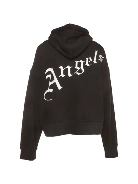 Hanorac cu glugă Palm Angels cu imagine negru