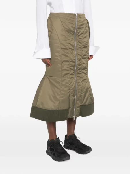 Fustă midi Simone Rocha verde