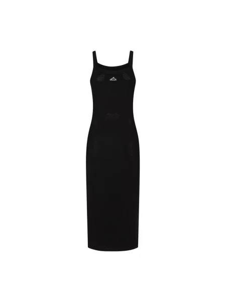 Sukienka maxi Alexander Wang z nadrukiem czarna