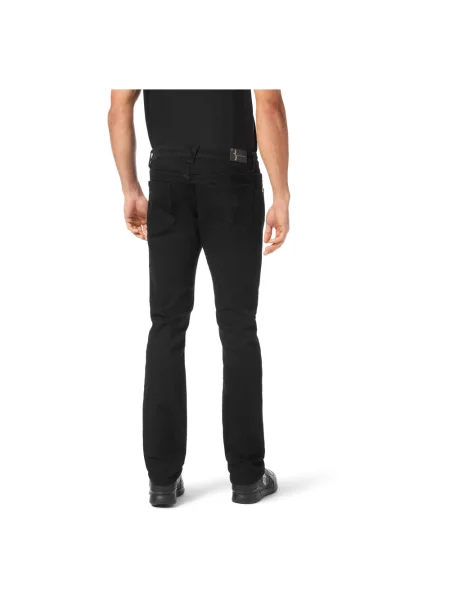 Jeansy straight leg Billionaire czarne