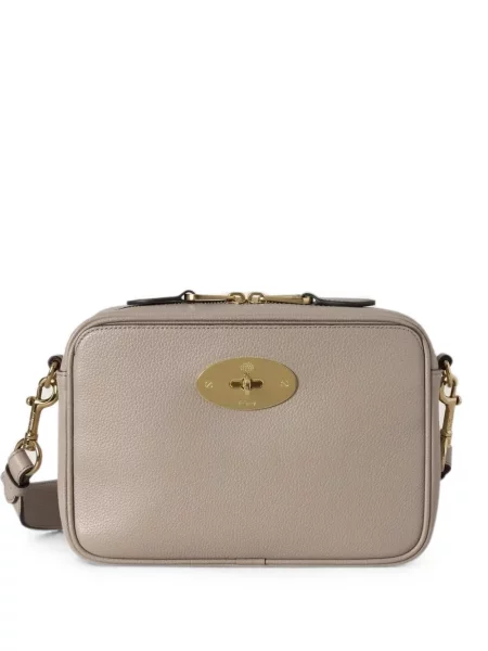 Body Mulberry din piele gri